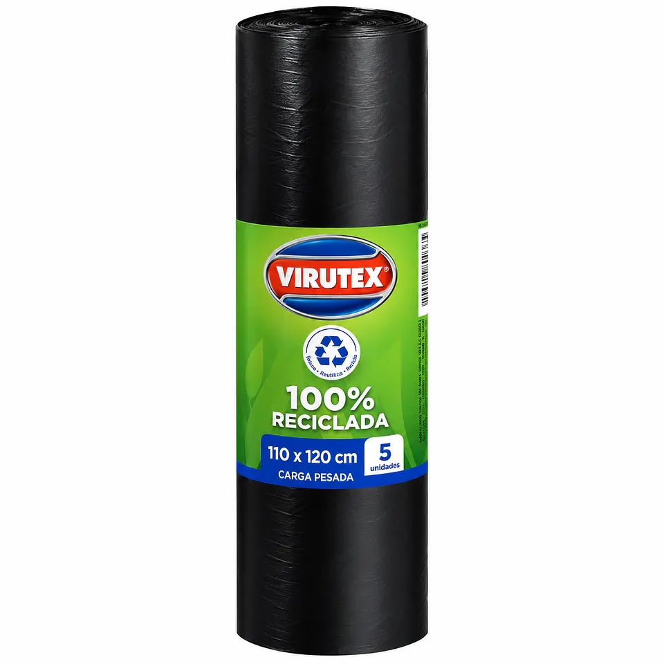 Bolsa de basura Virutex en rollo 110 x 120 cm – 5 unidades 1