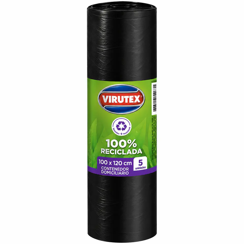 Bolsa para basura Virutex Biorollo 100 x 120 cm – 5 unidades 1