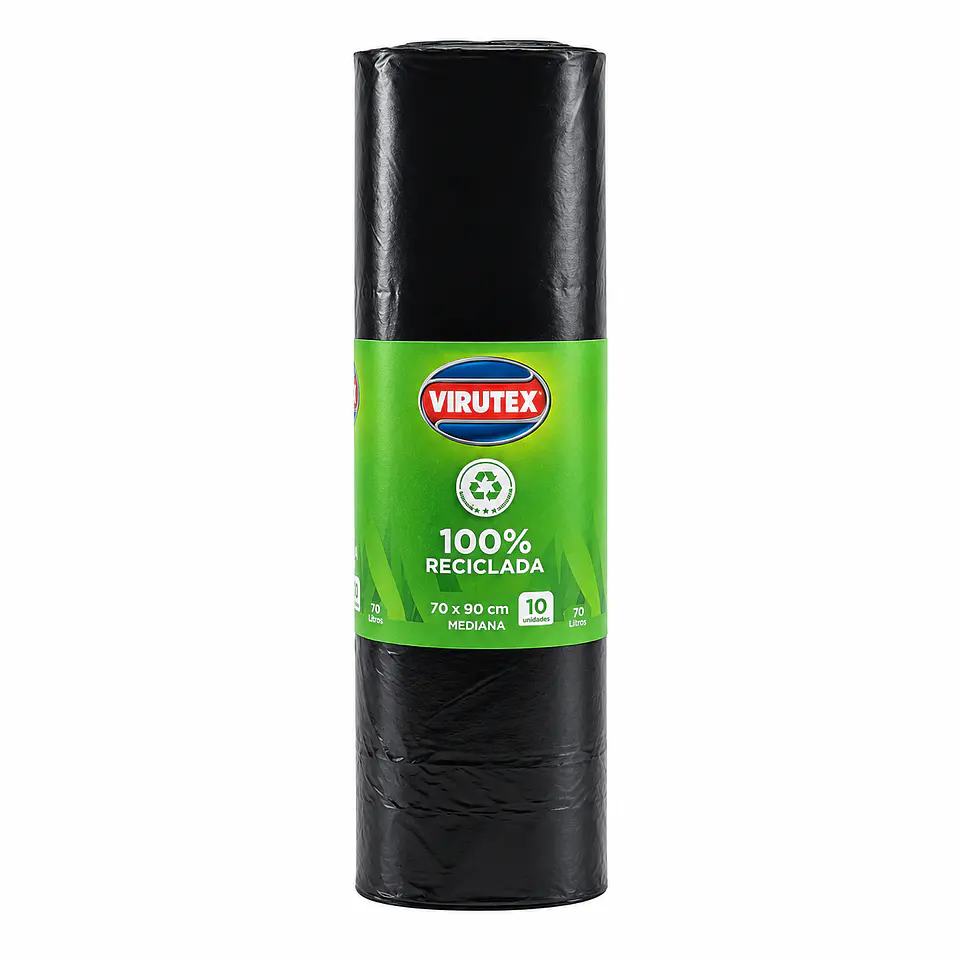 Bolsa para basura plana Virutex 70 x 90 cm – 10 unidades 1
