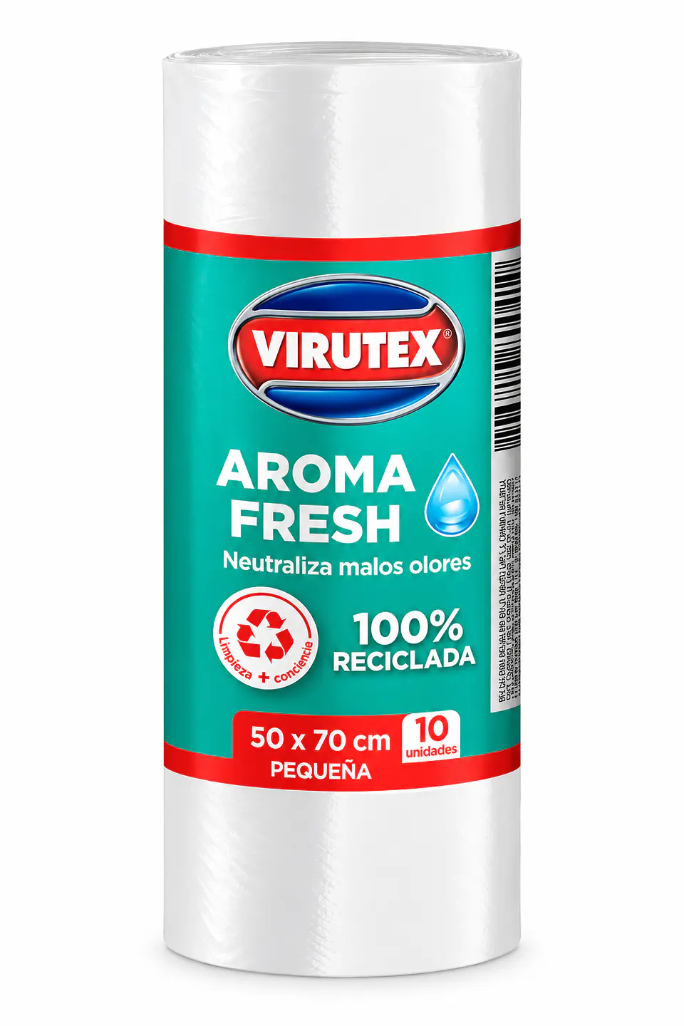 Bolsa para basura reciclada Virutex 50 x 70 cm – 10 unidades 1