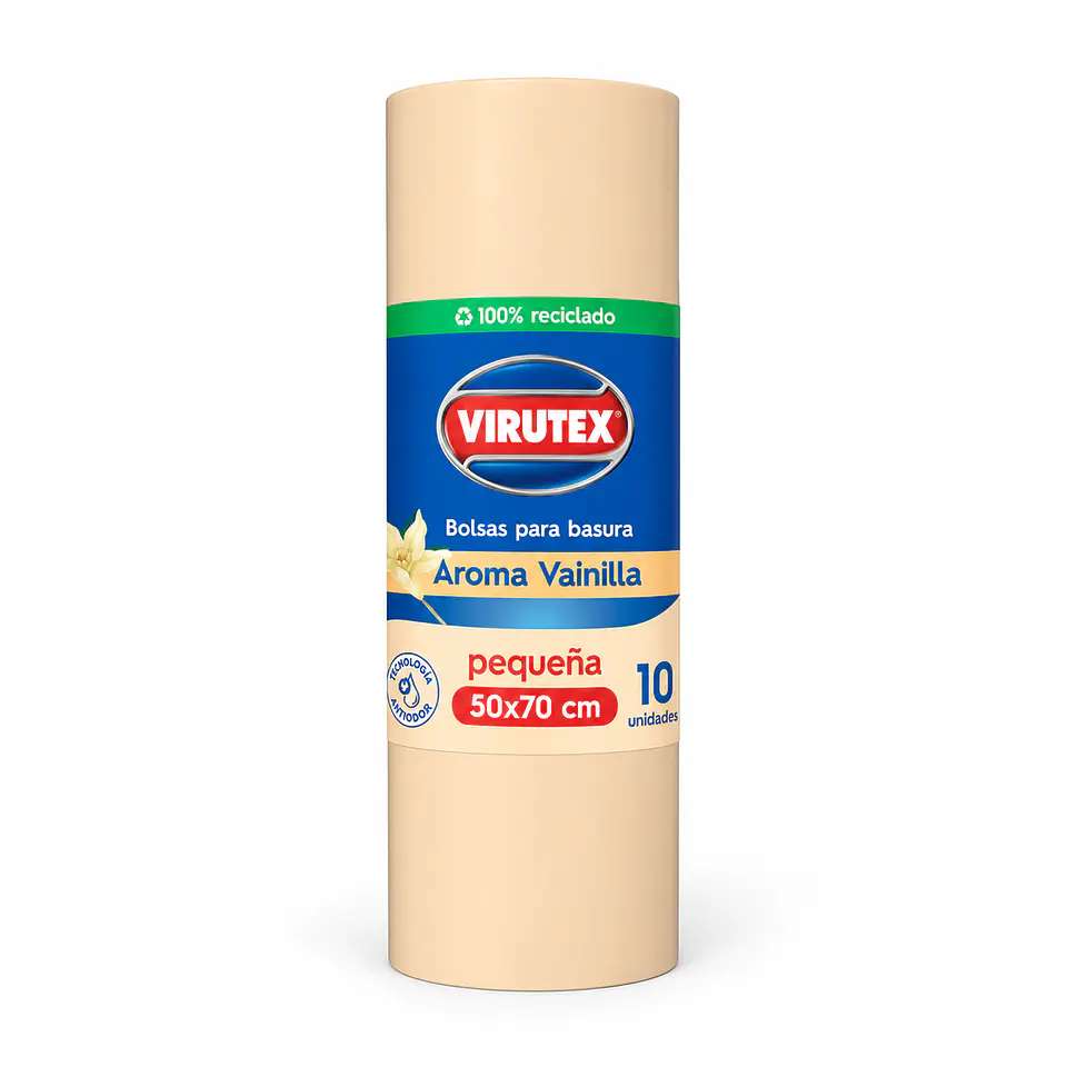 Bolsa para basura reciclada Virutex 50 x 70 cm – 10 unidades 3