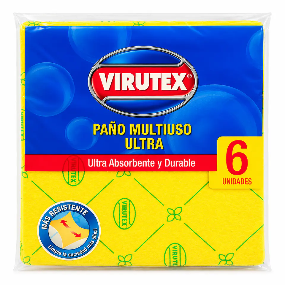 Paño multiuso Virutex Ultra – 6 unidades 1
