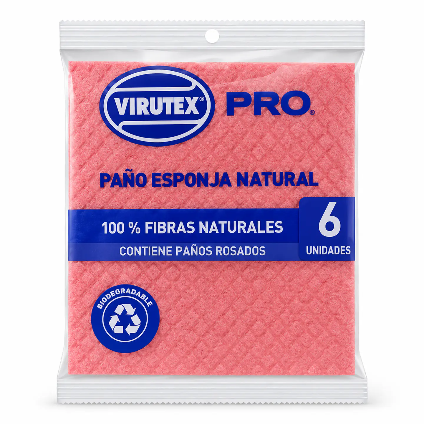 Paño esponja compostable Virutex Pro – 6 unidades 2