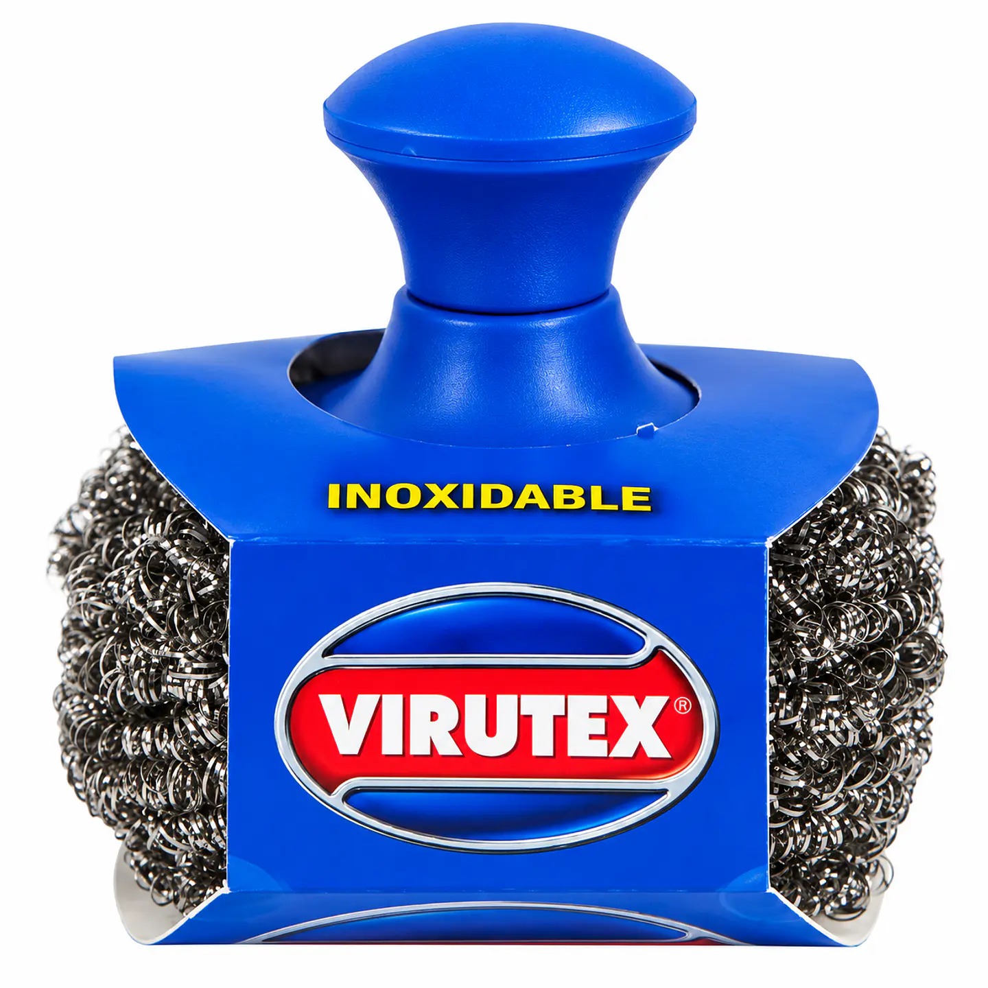 Esponja inoxidable Virutex con mango 1
