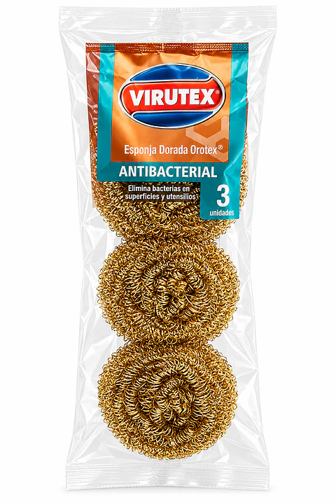 Esponja Orotex Virutex mediana – 3 unidades