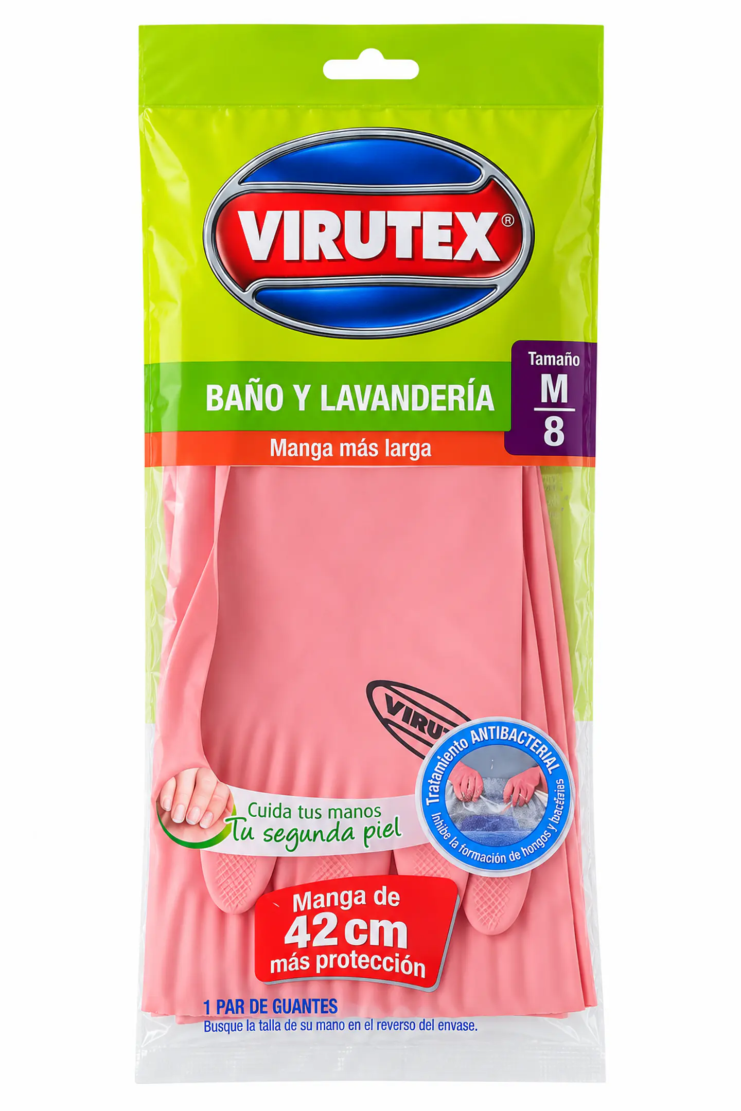 Guante Virutex Baño y Lavandería talla M 1