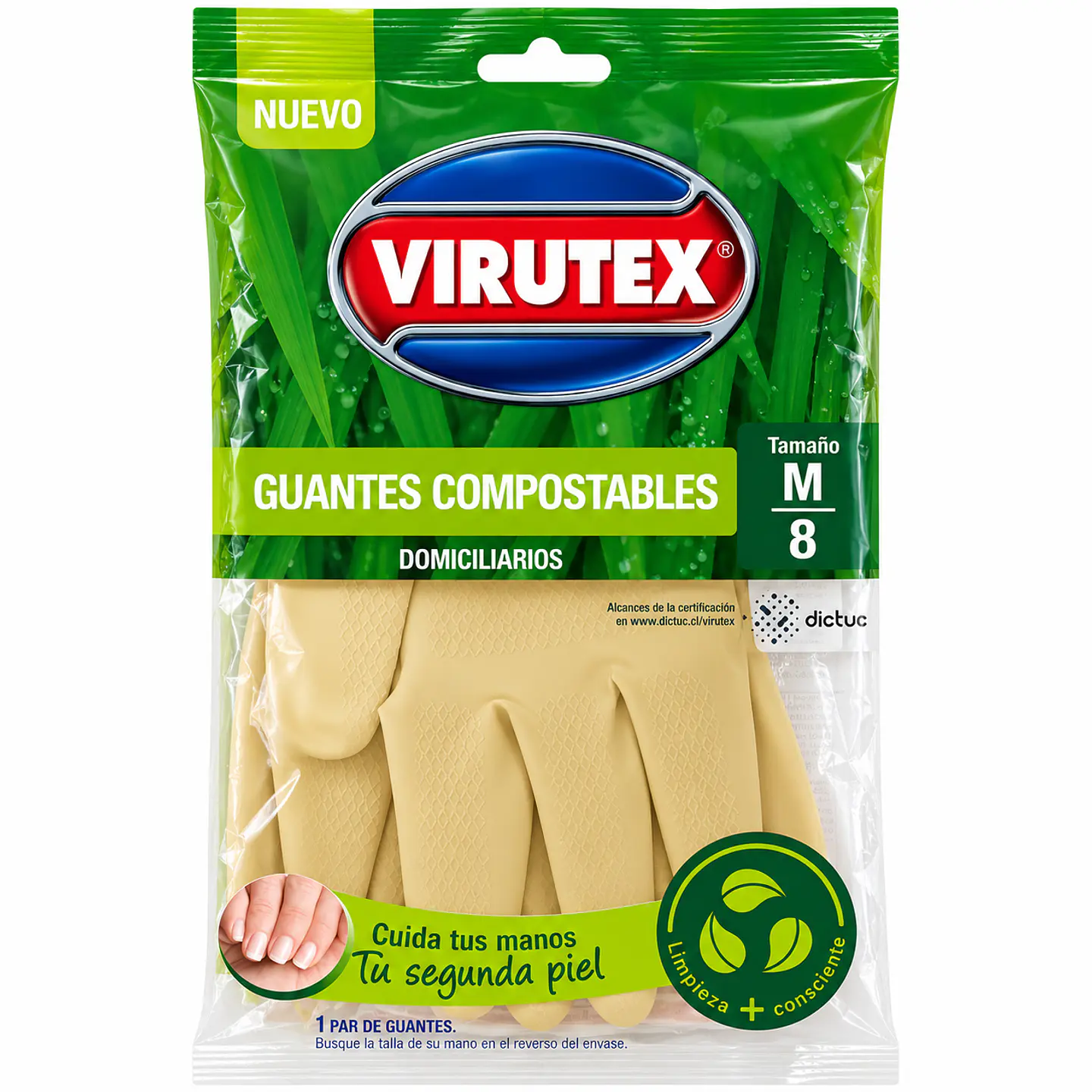 Guante compostable Virutex 2