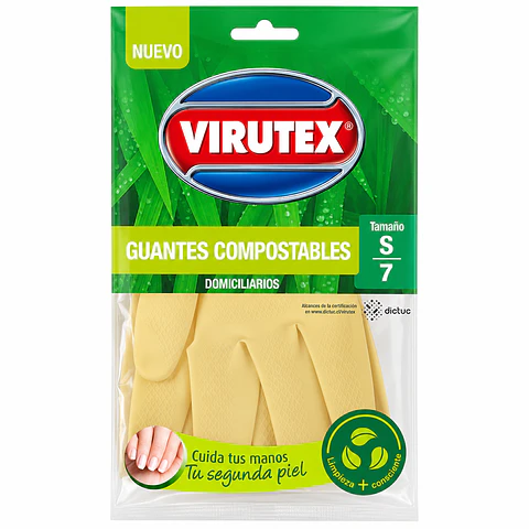 Guante compostable Virutex