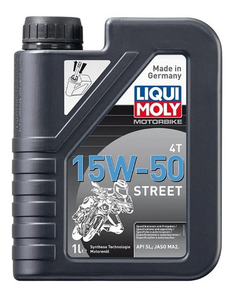Aceite 15w50 Street 4t Tecnología Sintética Liqui Moly 1 Lt