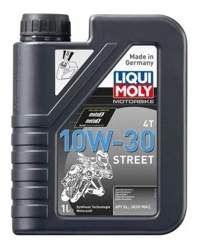 Aceite Para Motor Liqui Moly Sintético 10w-30 Para Moto/cuatriciclo X 1l