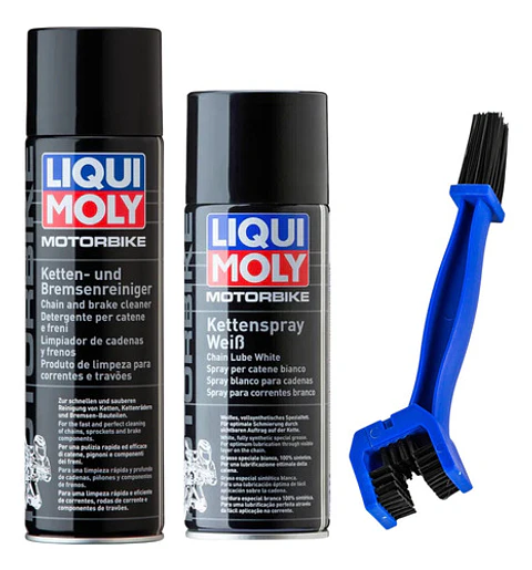 Pack Limpiador / Lubricante Cadena De Moto Liqui Moly