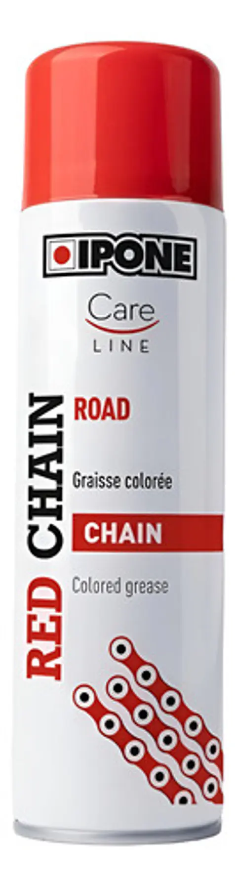 Lubricante De Cadena De Moto Chain Road Rojo 250 Ml Ipone