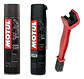 Kit De Limpieza Y Lubricación Motul C1 + C2 + Cepillo De Limpieza - Miniatura 1