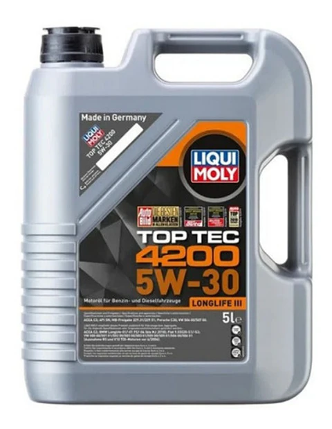 Liqui Moly Aceite Sintético Top Tec 4200 5w30 Longlife 5l