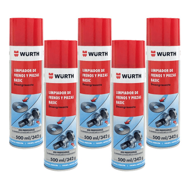 Spray Limpiador De Frenos Y Desengrasante (wurth) 500 Ml 2