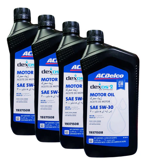 Aceite 5w30 Full Sintetico Dexos 2 Acdelco Pack 4 Litros