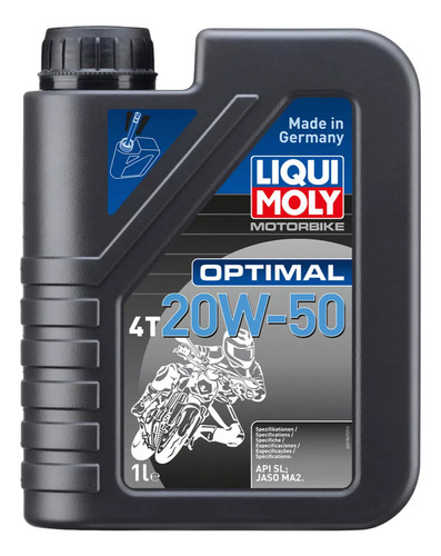 Aceite 20w-50 4t Motorbike Optimal 1l Liqui Moly