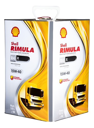 Aceite Shell Rimula R4 X 15w-40 18 Lts