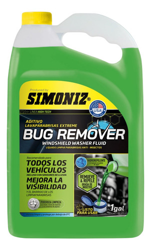 Limpia Parabrisas Bug Remover Simoniz 1 Gal