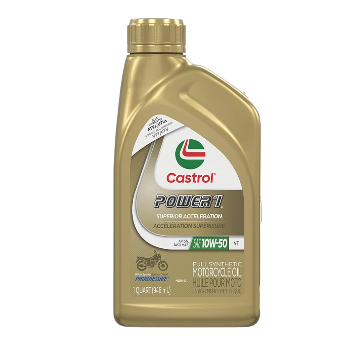 Aceite Castrol Power 1 10W50 4T – 946 ml | Moto y Cuatrimoto
