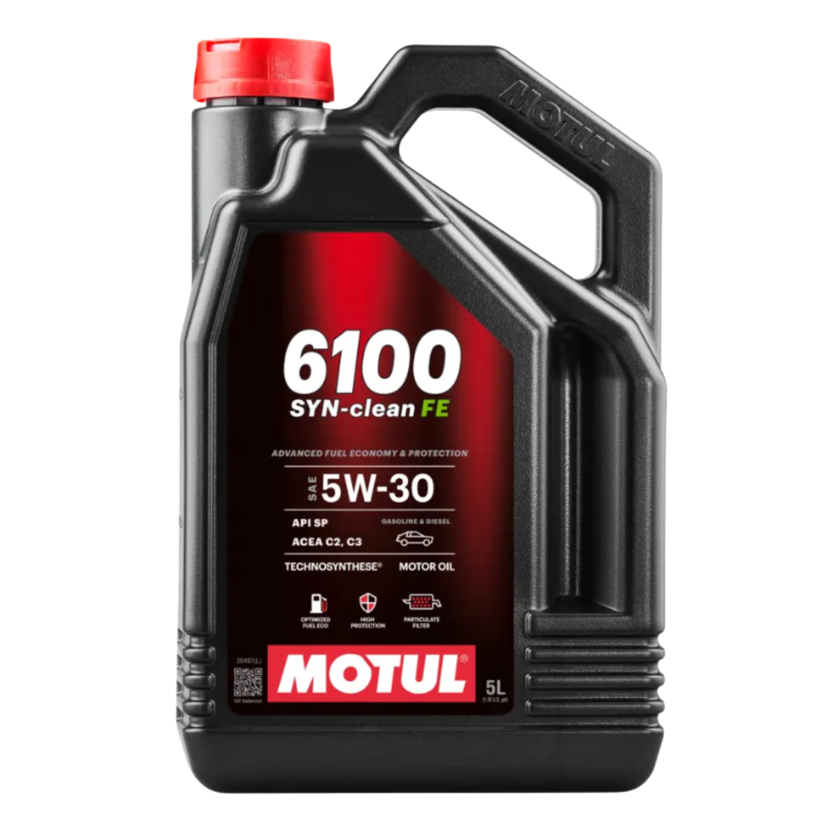 Fe N Clean Motul 6100 SYN-clean FE 5W30 5L 🔧 Technosynthese C2/C3