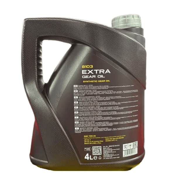 Mannol Extra Gear Oil 75W-90 GL-4/GL-5 LS – 4 Litros (Sintético Ester) 8103 2