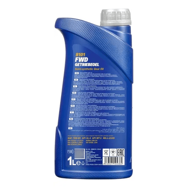 Mannol 75W-85 Gear Oil GL-4 Semi Sintético – 1 Litro 2