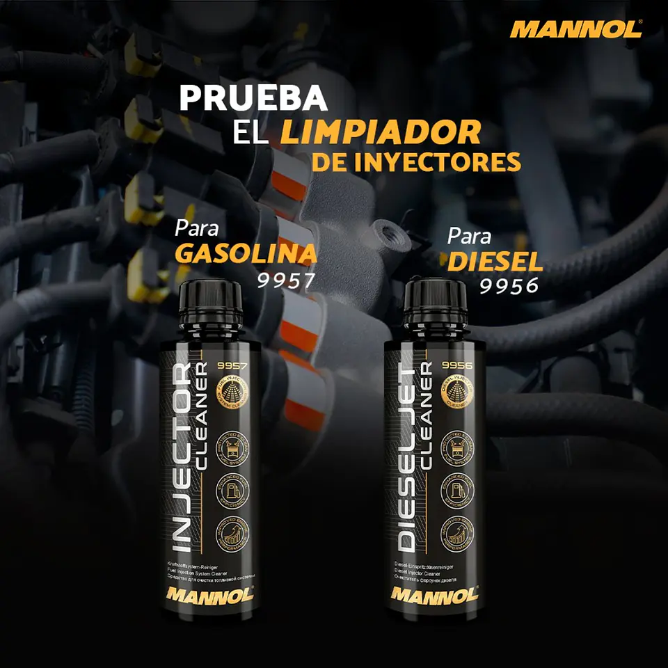 🔧 Limpia Inyector Bencinero Mannol Injector Cleaner 9957 – 250 ml 3
