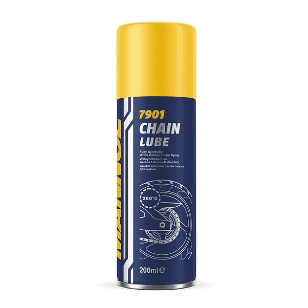Lubricante de Cadena Sintético Blanco MANNOL Chain Lube 7901 – 200 ml 1