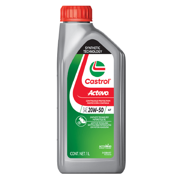 Aceite 20w50 Actevo Semi-sintético Castrol 1