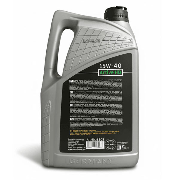Aceite de Motor Senfineco Active HD 15W-40 CK-4 – 5 Litros 2