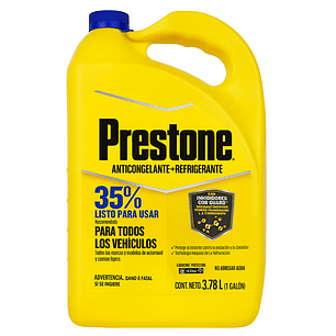 Anticongelante + Refrigerante 35% Prestone – 3,78 L (1 Galón)