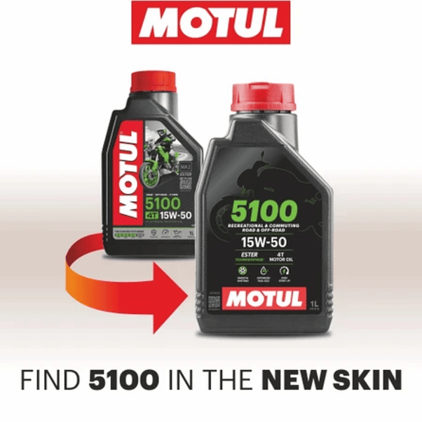 🏍️ Aceite Moto Motul 5100 15W-50 4T Technosynthese® – 1 Litro 2