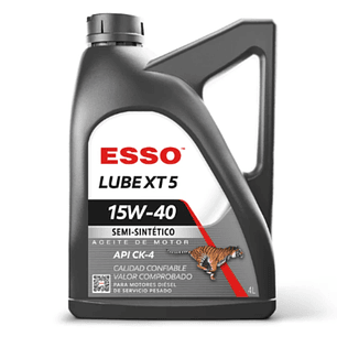 Aceite de Motor Esso Lube XT5 15W-40 Semi-Sintético – 4 Litros