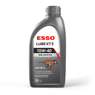 Aceite de Motor Esso Lube XT5 15W-40 Semi-Sintético – 1 Litro