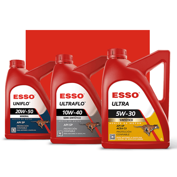 Aceite ESSO Ultraflo 10W-40 API SP Semi-Sintético 1 Litro 2
