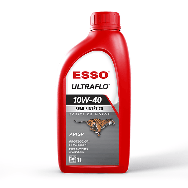 Aceite ESSO Ultraflo 10W-40 API SP Semi-Sintético 1 Litro 1