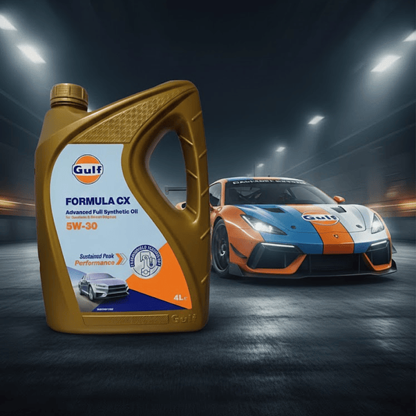 Aceite Gulf Formula CX 5W-30 Sintético 4 Litros API SP ACEA C3 3