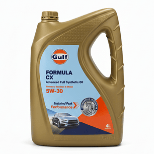 Aceite Gulf Formula CX 5W-30 Sintético 4 Litros API SP ACEA C3