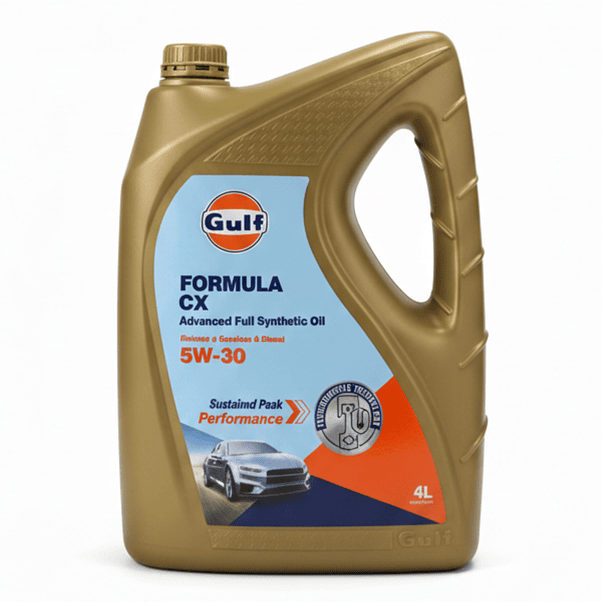 Aceite Gulf Formula CX 5W-30 Sintético 4 Litros API SP ACEA C3 1