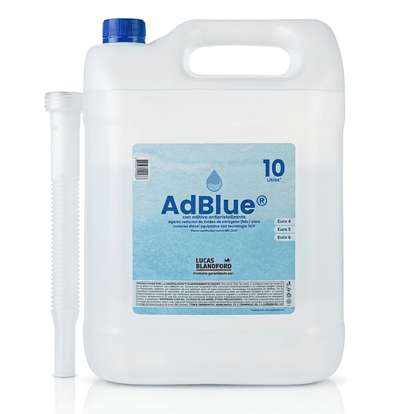 AdBlue 10 Litros Lucas Blandford con Dosificador – ISO 22241 1