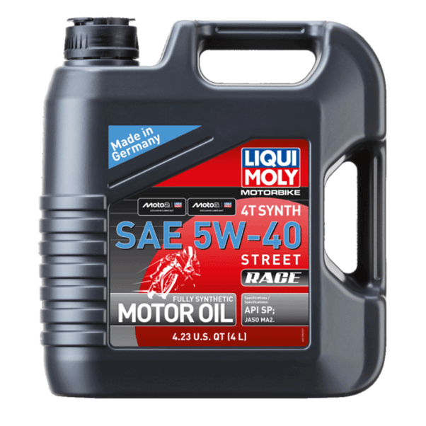 Aceite Liqui Moly 5W-40 Moto 4T Synth Street Race 4 Litros 1
