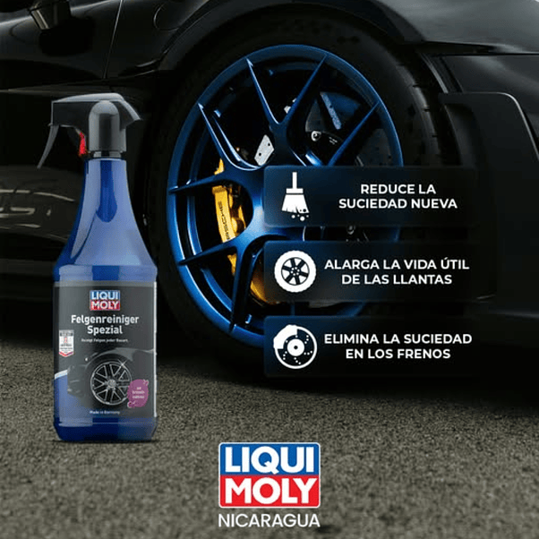 Limpiador de Llantas Férrico Liqui Moly Rim Cleaner 1 Litro 2