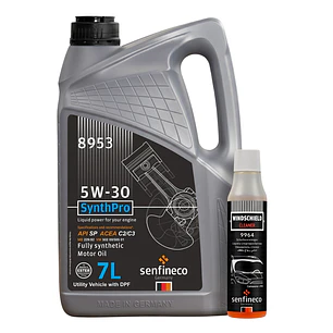 Aceite Senfineco 5W-30 SynthPro 7 Lts 100% Sintético API SP ACEA C2/C3 Mas Regalo
