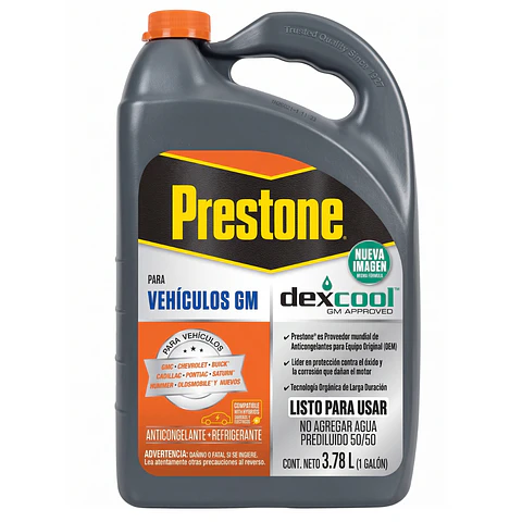 Anticongelante Prestone Dexcool GM 50/50 3.78L