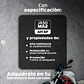 Aceite Moto Vistony Rayvon 4T J8000 20W-50 100% Sintético API SP JASO MA2 1L - Miniatura 4