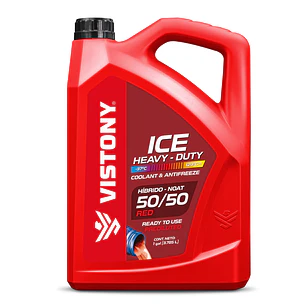 Refrigerante Vistony Ice Freeze Heavy Duty Rojo 50/50 NOAT 3,785L