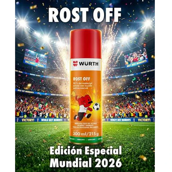 Removedor De Oxido Rost Off Wurth 300 Ml Tipo Wd40 2