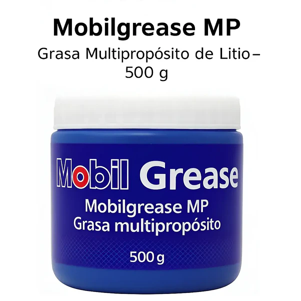 Grasa Mobilgrease MP Multipropósito Litio NLGI 2 500g Mobil 2
