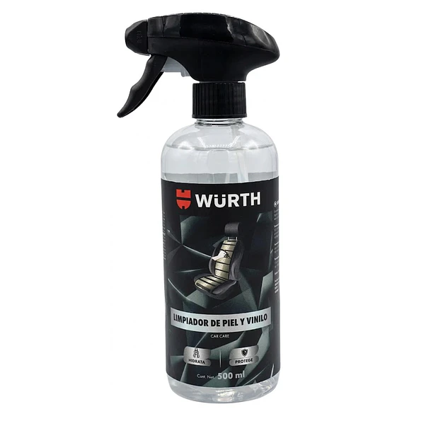 Limpiador de Cuero y Vinilo Würth 500 ml | Hidrata y Protege 1